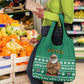 South Africa Christmas Grocery Bag Christmas Santa Claus Tattoo - African Pride