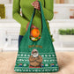 South Africa Christmas Grocery Bag Christmas Santa Claus Tattoo - African Pride