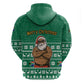 South Africa Christmas Hoodie Christmas Santa Claus Tattoo - African Pride