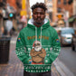 South Africa Christmas Hoodie Christmas Santa Claus Tattoo - African Pride