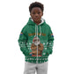 South Africa Christmas Kid Hoodie Christmas Santa Claus Tattoo - African Pride