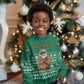 South Africa Christmas Kid Ugly Christmas Sweater Christmas Santa Claus Tattoo - African Pride