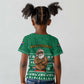 South Africa Christmas Kid T shirt Christmas Santa Claus Tattoo - African Pride