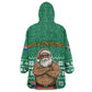 South Africa Christmas Kid Wearable Blanket Hoodie Christmas Santa Claus Tattoo - African Pride