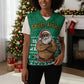 South Africa Christmas Knitted V-Neck Vest Christmas Santa Claus Tattoo - African Pride