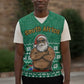 South Africa Christmas Knitted V-Neck Vest Christmas Santa Claus Tattoo - African Pride