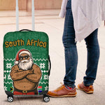 South Africa Christmas Luggage Cover Christmas Santa Claus Tattoo - African Pride