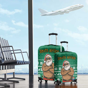 South Africa Christmas Luggage Cover Christmas Santa Claus Tattoo - African Pride