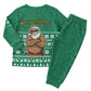 South Africa Christmas Pajama Set Christmas Santa Claus Tattoo - African Pride