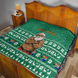 South Africa Christmas Quilt Christmas Santa Claus Tattoo - African Pride