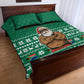 South Africa Christmas Quilt Bed Set Christmas Santa Claus Tattoo - African Pride