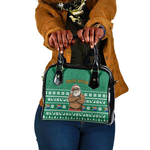 South Africa Christmas Shoulder Handbag Christmas Santa Claus Tattoo - African Pride