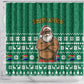 South Africa Christmas Shower Curtain Christmas Santa Claus Tattoo - African Pride