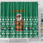 South Africa Christmas Shower Curtain Christmas Santa Claus Tattoo - African Pride
