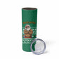 South Africa Christmas Skinny Tumbler Christmas Santa Claus Tattoo - African Pride
