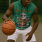 South Africa Christmas Sleeveless Zip Hoodie Christmas Santa Claus Tattoo - African Pride