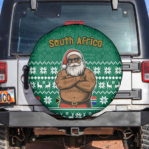 South Africa Christmas Spare Tire Cover Christmas Santa Claus Tattoo - African Pride