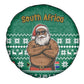 South Africa Christmas Spare Tire Cover Christmas Santa Claus Tattoo - African Pride