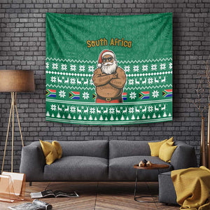 South Africa Christmas Tapestry Christmas Santa Claus Tattoo - African Pride