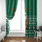 South Africa Christmas Window Curtain Christmas Santa Claus Tattoo - African Pride