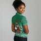 South Africa Christmas Women Polo Shirt Christmas Santa Claus Tattoo - African Pride