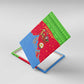 Eritrea Christmas Canvas Wall Art Santa Claus Camel Sleigh National Emblem - African Pride