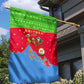 Eritrea Christmas Garden Flag Santa Claus Camel Sleigh National Emblem - African Pride
