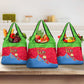 Eritrea Christmas Grocery Bag Santa Claus Camel Sleigh National Emblem - African Pride