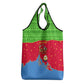 Eritrea Christmas Grocery Bag Santa Claus Camel Sleigh National Emblem - African Pride