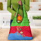 Eritrea Christmas Grocery Bag Santa Claus Camel Sleigh National Emblem - African Pride
