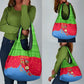 Eritrea Christmas Grocery Bag Santa Claus Camel Sleigh National Emblem - African Pride