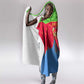 Eritrea Christmas Hooded Blanket Santa Claus Camel Sleigh National Emblem - African Pride