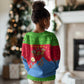 Eritrea Christmas Kid Ugly Christmas Sweater Santa Claus Camel Sleigh National Emblem - African Pride