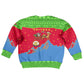 Eritrea Christmas Kid Ugly Christmas Sweater Santa Claus Camel Sleigh National Emblem - African Pride