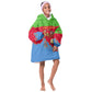 Eritrea Christmas Kid Wearable Blanket Hoodie Santa Claus Camel Sleigh National Emblem - African Pride