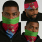 Eritrea Christmas Neck Gaiter Santa Claus Camel Sleigh National Emblem - African Pride