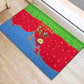 Eritrea Christmas Rubber Doormat Santa Claus Camel Sleigh National Emblem - African Pride
