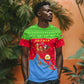 Eritrea Christmas T shirt Santa Claus Camel Sleigh National Emblem - African Pride