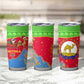 Eritrea Christmas Tumbler Cup Santa Claus Camel Sleigh National Emblem - African Pride