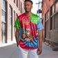 Eritrea Christmas Baseball Jersey African Santa Gingerbread Harp National Flag Colors - African Pride