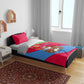 Eritrea Christmas Bedding Set African Santa Gingerbread Harp National Flag Colors - African Pride
