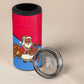Eritrea Christmas 4 in 1 Can Cooler Tumbler African Santa Gingerbread Harp National Flag Colors - African Pride
