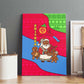 Eritrea Christmas Canvas Wall Art African Santa Gingerbread Harp National Flag Colors - African Pride