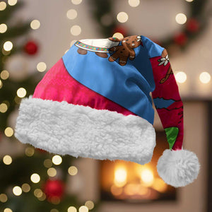 Eritrea Christmas Santa Hat African Santa Gingerbread Harp National Flag Colors - African Pride