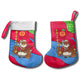 Eritrea Christmas Stocking African Santa Gingerbread Harp National Flag Colors - African Pride