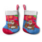 Eritrea Christmas Stocking African Santa Gingerbread Harp National Flag Colors - African Pride