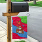 Eritrea Christmas Garden Flag African Santa Gingerbread Harp National Flag Colors - African Pride