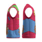 Eritrea Christmas Knitted V-Neck Vest African Santa Gingerbread Harp National Flag Colors - African Pride
