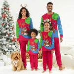 Eritrea Christmas Pajama Set African Santa Gingerbread Harp National Flag Colors - African Pride
