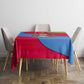 Eritrea Christmas Tablecloth African Santa Gingerbread Harp National Flag Colors - African Pride